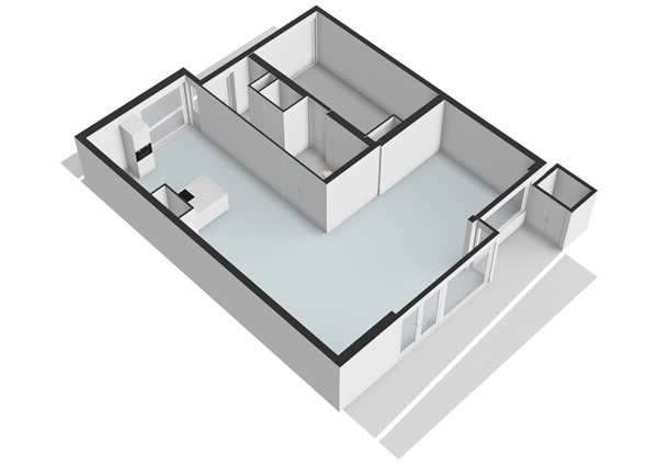 Floorplan - Brugwacht 122, 2353 DP Leiderdorp